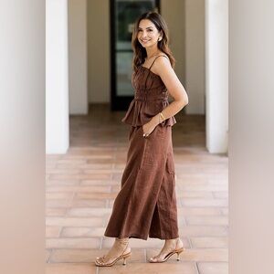 Sumerset blend linen pilcro pants